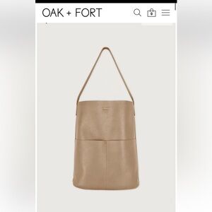 Oak + Fort Everyday Vegan Leather Tote Shoulder Bag